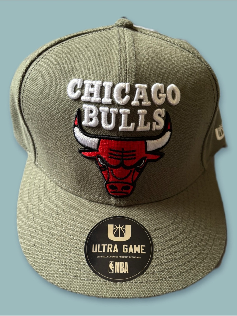 Chicago Bulls Olive Green Snapback Cap by Ultra Game